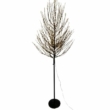 Kép 2/2 - Dekorációs fa világítással melegfehér műanyag  120 cm fekete
