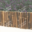 Kép 1/2 - Kerti szegély természetes bambusz 0,35*1m sötétbarna