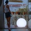 Kép 1/7 - Gömblámpa napelemes és tölthető akus 50 cm RGB