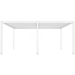 Kép 1/8 - Bioklimatikus pergola fehér színben 3*6  m