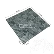 Kép 5/5 -  Falburkoló Black Dizzy 30*30cm - méretek