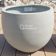 Kép 2/2 - Kaspó óriás - mosott bézs 53*M45 cm