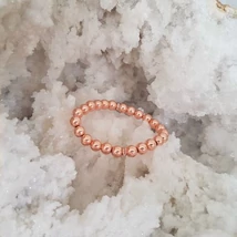 Hematit rosegold  karkötő 8mm