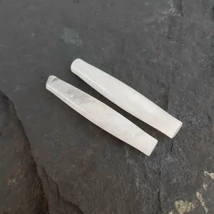 Fehér jáde masszírozó rúd 74x13mm