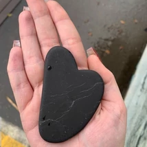 Fekete Obszidián  Masszírozó /GUA SHA
