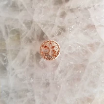 Hematit életfa,rosegold köztes dísz
