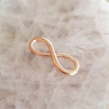 Végtelen (rosegold) összekötő elem