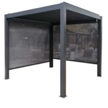 Bioklimatikus pergola oldalfal a 3*4 m-es pergola 4m-es oldalához Bioklimatikus pergola oldalfal a 3*4 m-es pergola 4m-es oldalához