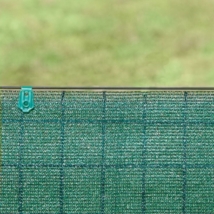 Árnyékoló háló rögzítő kapocs 20db zöld