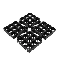 Erősített gyeprács fekete 480×480×48 MM