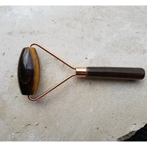 Tigrisszem - Arany színű masszírozó roller 15cm