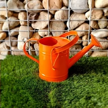 Locsolókanna fém 31x14x22 cm narancssárga 362060