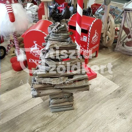 Fenyőfa álló szürke 28*5*47 cm