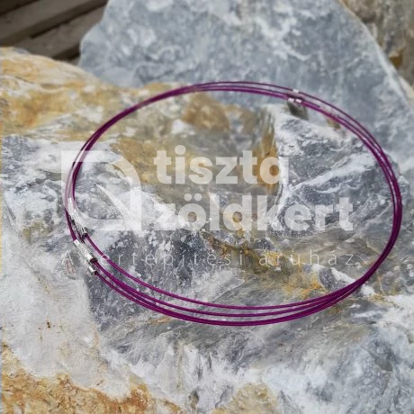 Láncalap merev fém sodrony 45cm lila
