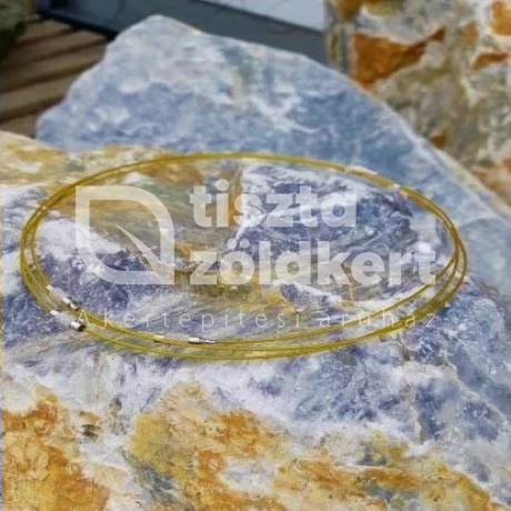 Láncalap merev fém sodrony 45cm arany