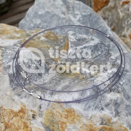 Láncalap merev fém sodrony 45cm világos lila