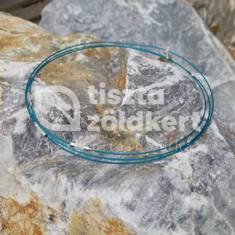 Láncalap merev fém sodrony 45cm kék