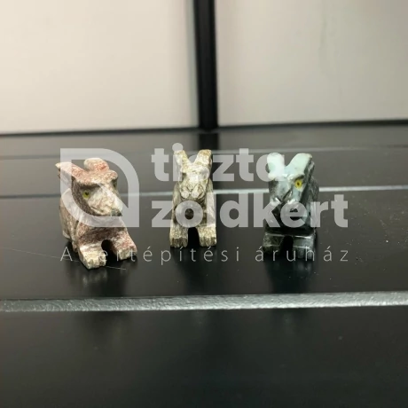 Kő állat 3 cm/ nyuszi