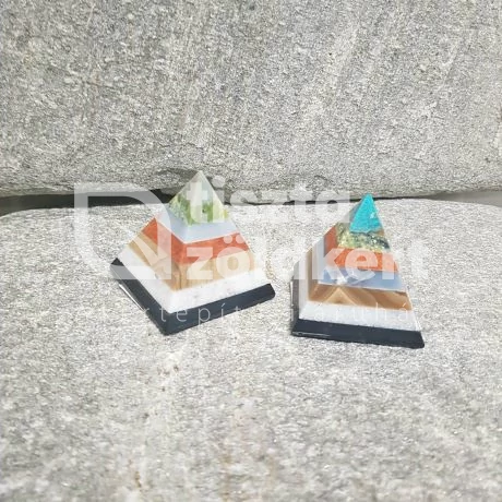 Multicolor piramis 6 cm Peru