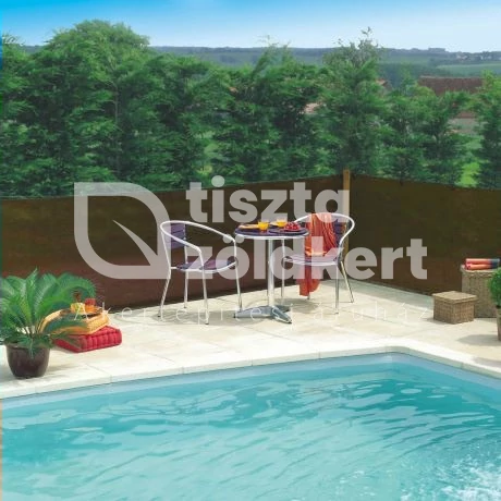 Árnyékoló háló 1*10m barna 90g / m2