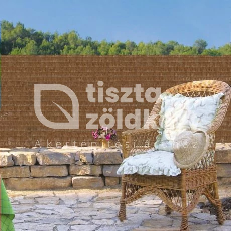 Árnyékoló háló, szintetikus pálmaháncs 1,5*3m barna 230g / m2