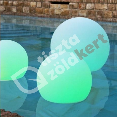 Úszó napelemes gömblámpa 20cm RGB