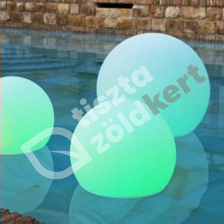 Úszó napelemes gömblámpa 30cm RGB