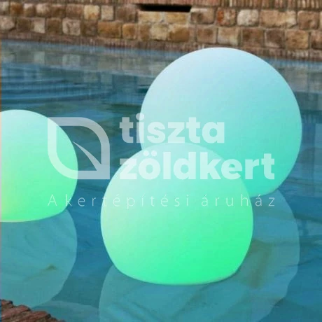 Úszó napelemes gömblámpa 40cm RGB