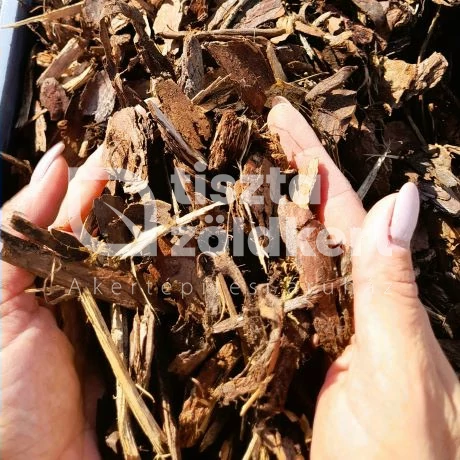 fenyőmulcs, fenyőkéreg, mulcs