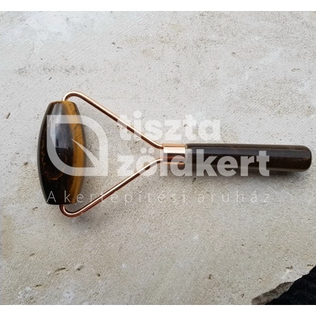 Tigrisszem - Arany színű masszírozó roller 15cm