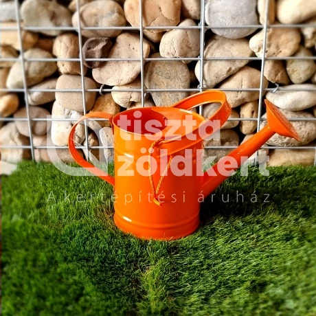 Locsolókanna fém 31x14x22 cm narancssárga 362060
