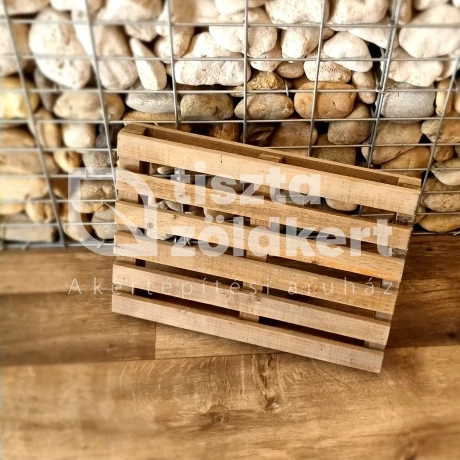 Dekor mini raklap fa 42x27,5x5,5 cm natúr 356253