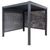 Bioklimatikus pergola oldalfal a 3*3,3*4 és 3*6 m -es pergola 3m-es oldalához