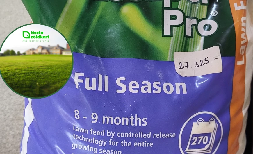 Műtrágya, melytől zöldebb lesz a pázsit