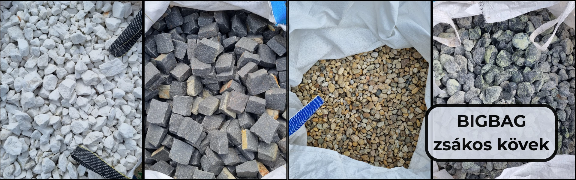 BigBag zsákos kövek